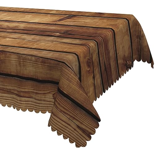 Rectangle-Farmhouse-Wood-Tablecloth-Fabric-Rustic-Wooden-Table-Cloth-60x84inch-Heavy-Duty-Table-Cloth-for-TableWashable-Water-Resistant-TableclothIndoor-and-Outdoors-Party-Table-Decor Rectangle Farmhouse Wood Tablecloth Fabric Rustic Wooden Table Cloth 60x84inch Heavy Duty Table Cloth for TableWashable Water Resistant TableclothIndoor and Outdoors Party Table Decor