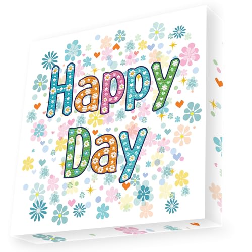 Image of DIAMOND DOTZ Happy Day Diamond Painting Kits for Adults - Diamond Art Kits a Relaxing Creative Craft Kit with Dotz Gems 8.7x8.7