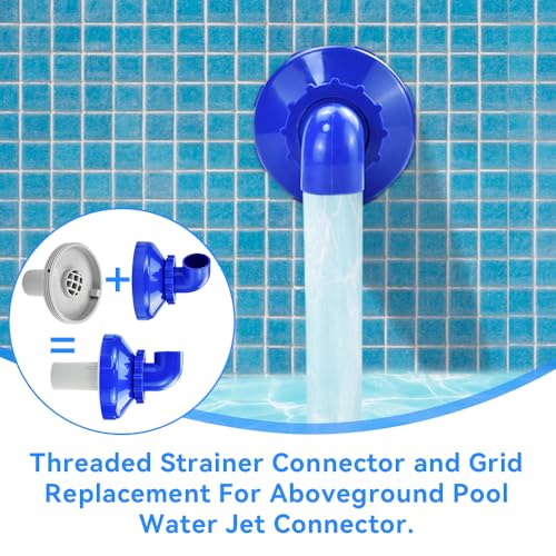 Miniatura 3 de Uhetlet Boquilla De Entrada Para Piscina Giratoria 360 , Boquillas Para Piscina 32 Mm, Boquilla De Entrada Piscina, Boquilla De Retorno, Repuestos Piscinas, Accesorios Para Piscina Intex Bestway