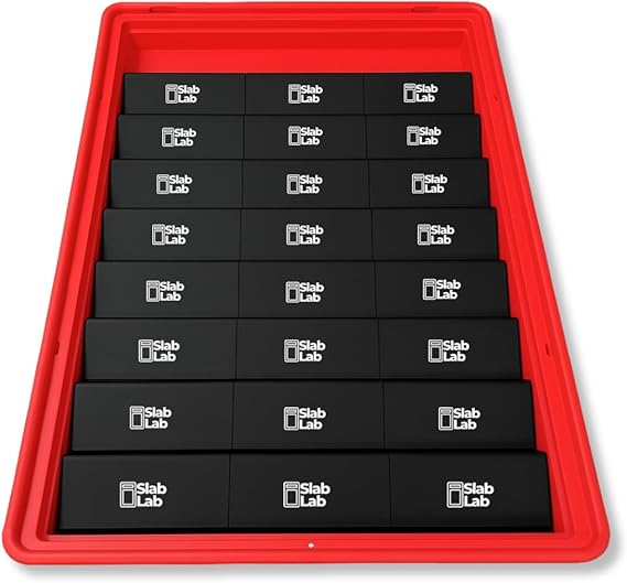Amazon.com: 24 Modular Card Risers for Display Cases | Black Acrylic ...
