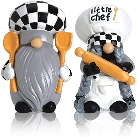 2 Pack Kitchen Chef Gnomes Decor Cover