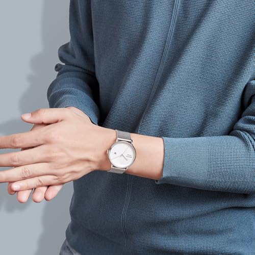 Image of Automatic Watch for Men, Japanese Automatic Mechanical Movement, Sapphire Crystal, Date Display, 50M Water Resistant, 40mm Minimalist Dress Watch