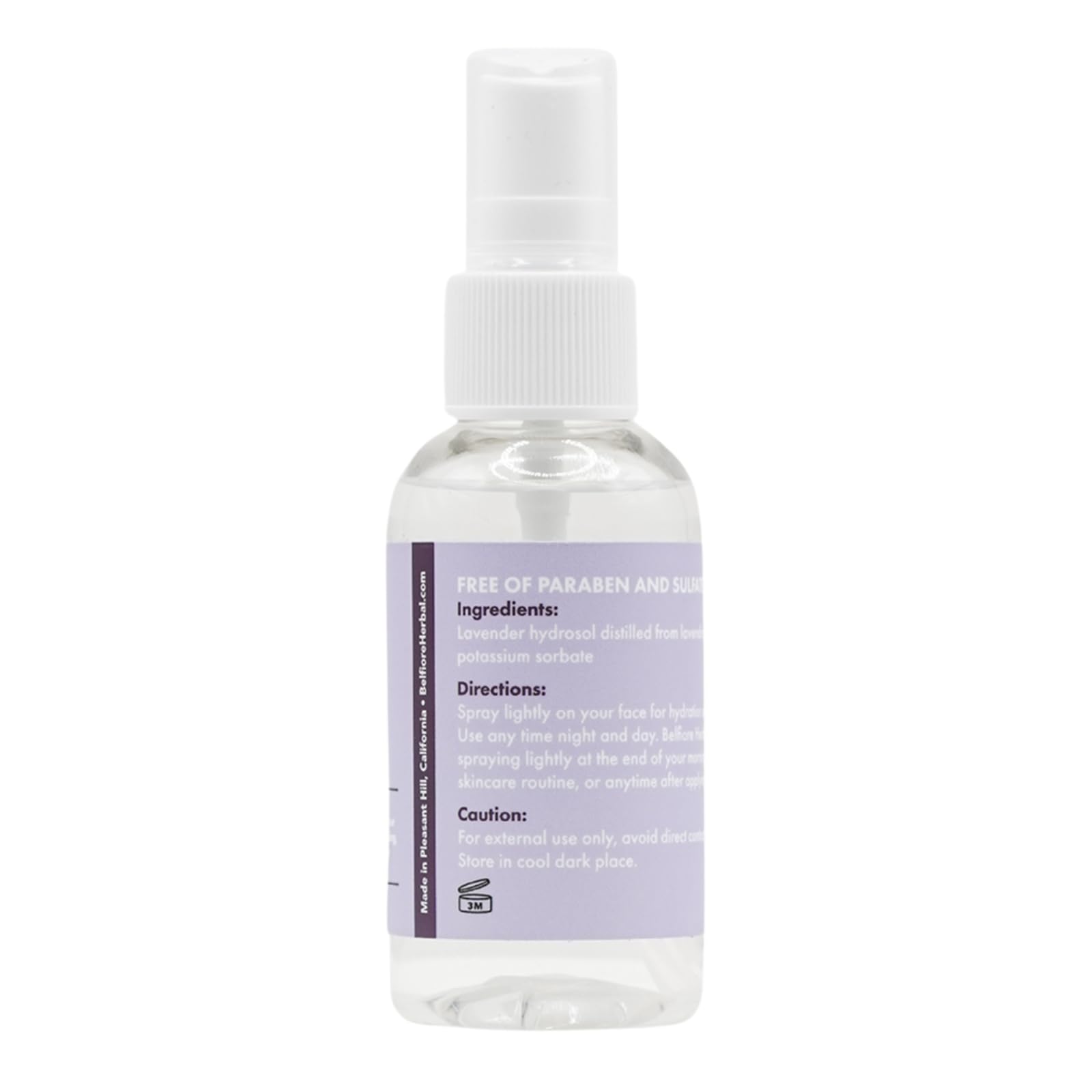 100% naturalny spray lawendowy, organiczny spray nawilżający do twarzy, ciała i włosów, kojący dla lepszego snu