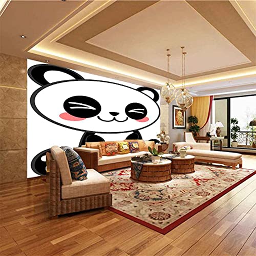 Papier peint 3D panda decoration murale chambre enfant et salon convivial - 6