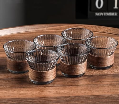 6 KX ϔM80}OJbv 190ml KX }O R[q[OX O\ؐz_[t fMJo[ gR[q[OX eB[Jbv ACX/zbgp Enhhbvp (D×6Zbg, a9*7CM)