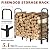 DNKMOR 4FT Firewood Rack with Waterproof Cover,Heavy Duty Firewood Storage Log Holider for Outdoor&Indoor,Fireplace Wood Rack with 600D Oxford Fabric