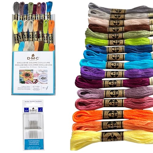 DMC Embroidery Floss, DMC Embroidery Thread Pack,Exclusive Colors...
