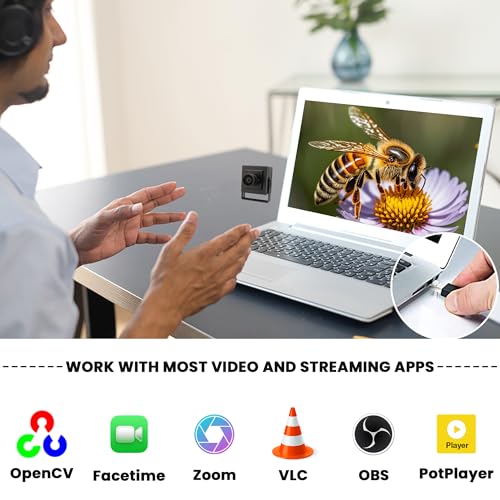 Image of SVPRO 1080P 120fps High Speed Camera M12 Wide Angle 12MP USB Lightburn Camera 4K 30fps 3D Printer Camera IMX577 USB External Computer Camera for PC Laptop,Raspberry Pi