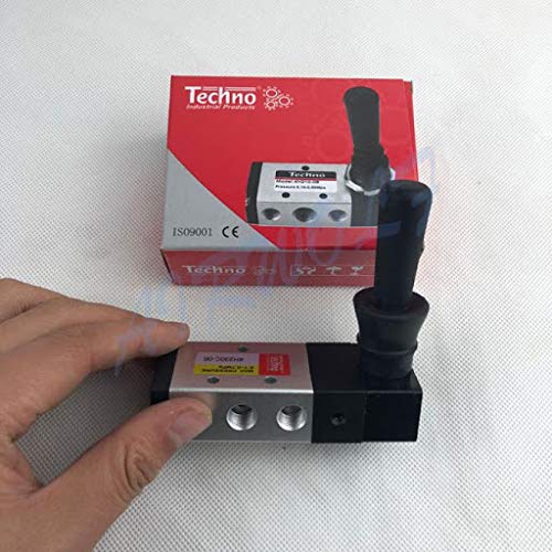 Techno (4H-210-08) 5/2 hand lever valve 1/4" (B08FZL37SX) Amazon Price History, Amazon Price Tracker