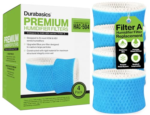 Durabasics 4 Pack of Premium Humidifier Filters Compatible with Honeywell