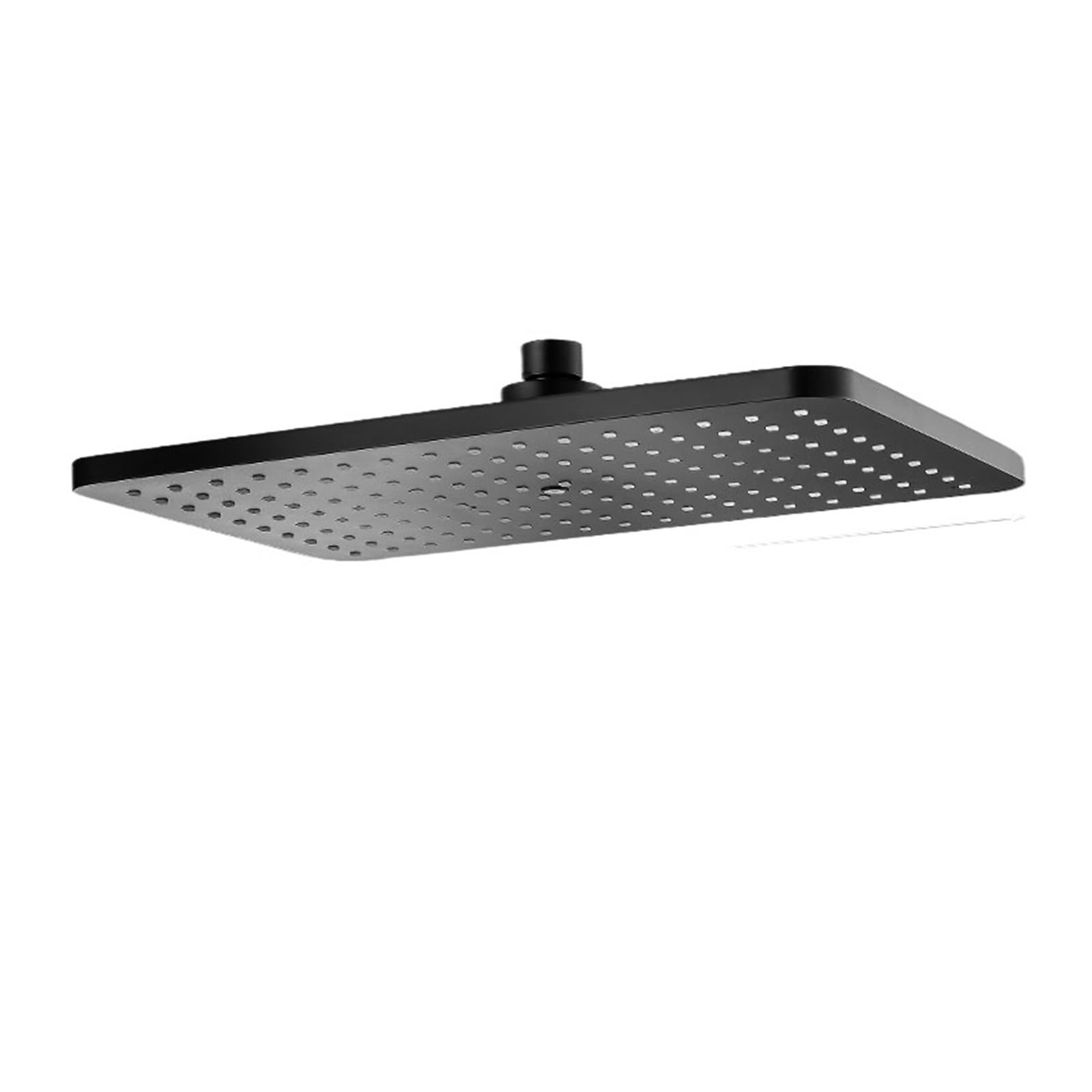 SBCGFY Luxury Black & D Rainfall Shower Head - High Flow Handheld Faucet Attachment For Spa Experience, Elegant Design For Modern Bathrooms,Black Showerhead