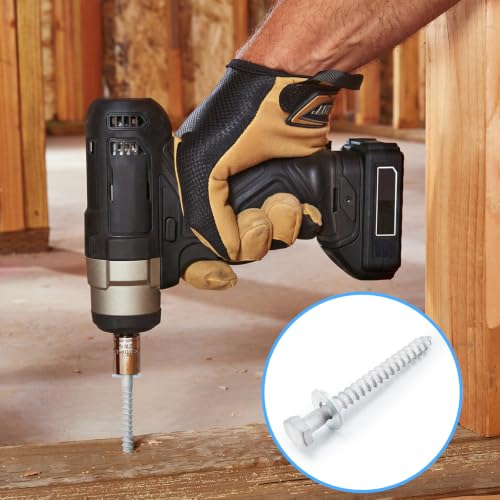 Image of 100 Pcs 3 /8 inch x 4 inch Lag Bolts for Wood Lag Screws with Washers Bulk