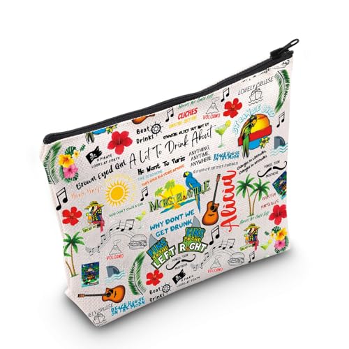 WZMPA Jimmy Fans Makeup Bag Jimmy Fans Gift A Lot To Drink About Zipper Pouch Bag Jimmy Merchandise (a lot to drink)