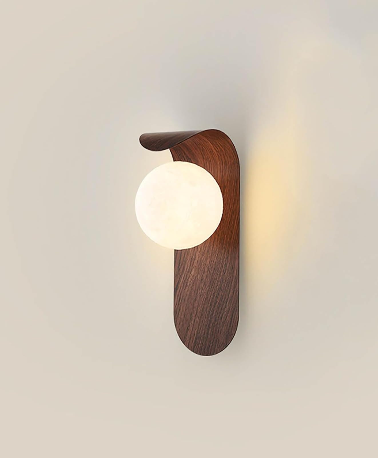 SMCCYYSD Mid Century Wall Sconce, Modern Globe Light Fixture, Retro Industrial Farmhouse Light,Indoor Mounted Lamp for Living Room, Bedroom, Bedside, Corridor (B)