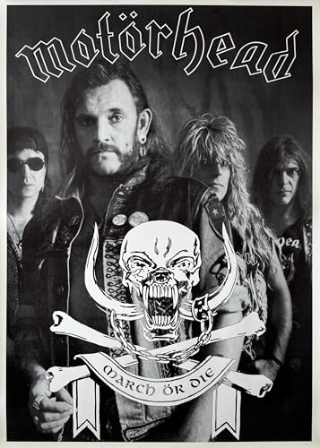 Idée Cadeau Rock : Poster Motörhead March or Die 1992 - Grand Format