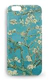  Protector Cristal Templado + Carcasa Van Gogh para Samsung Galaxy S6 Edge Plus plástico rígido
