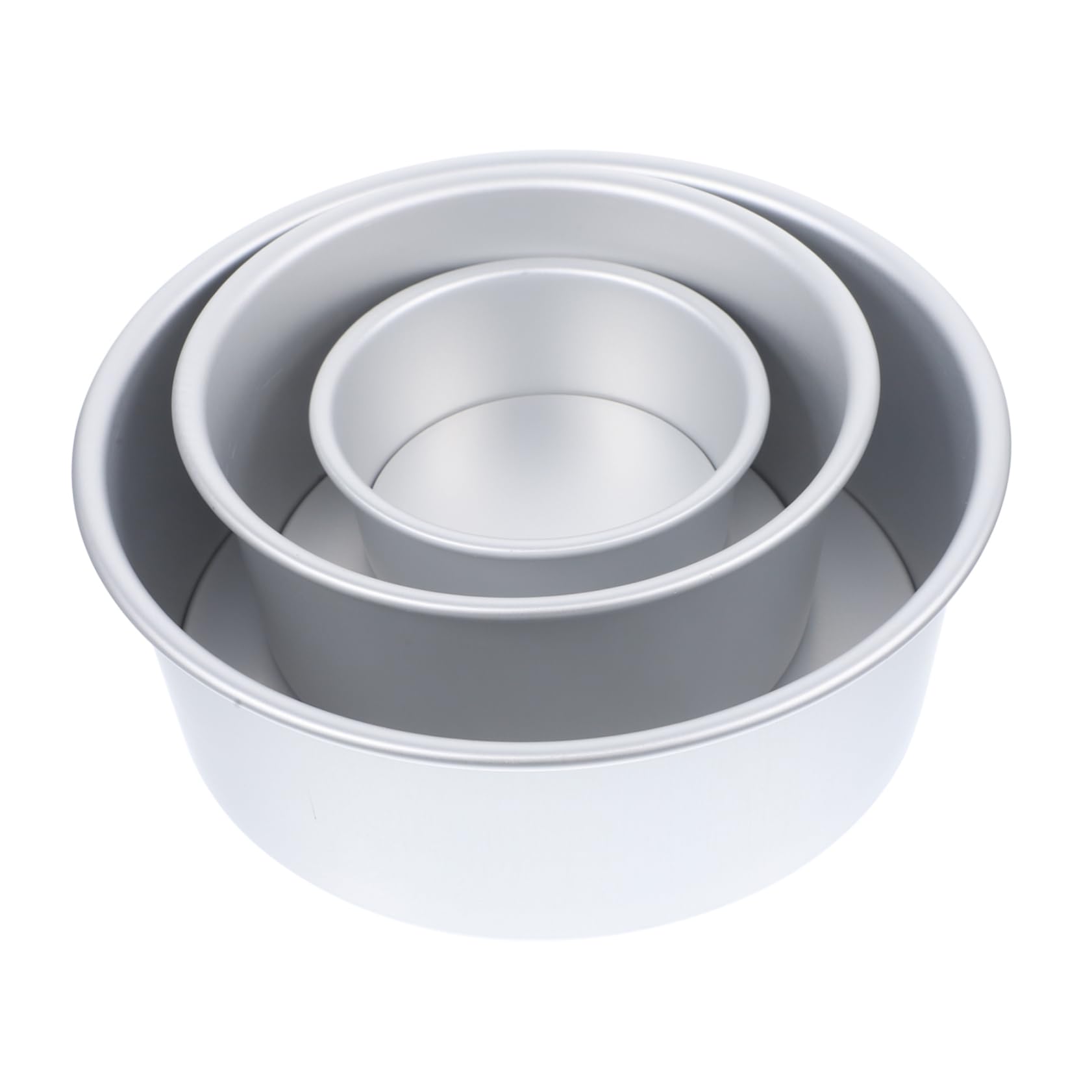 SOLUSTRE 3pcs Cake Mold Baking Rings for Mousse Cookie Cakes Non Stick Easy Release for Household Baking Everyday Use