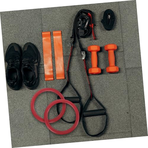 Anillas de gimnasia ABS con correas antideslizantes 2pcs miniatura 5