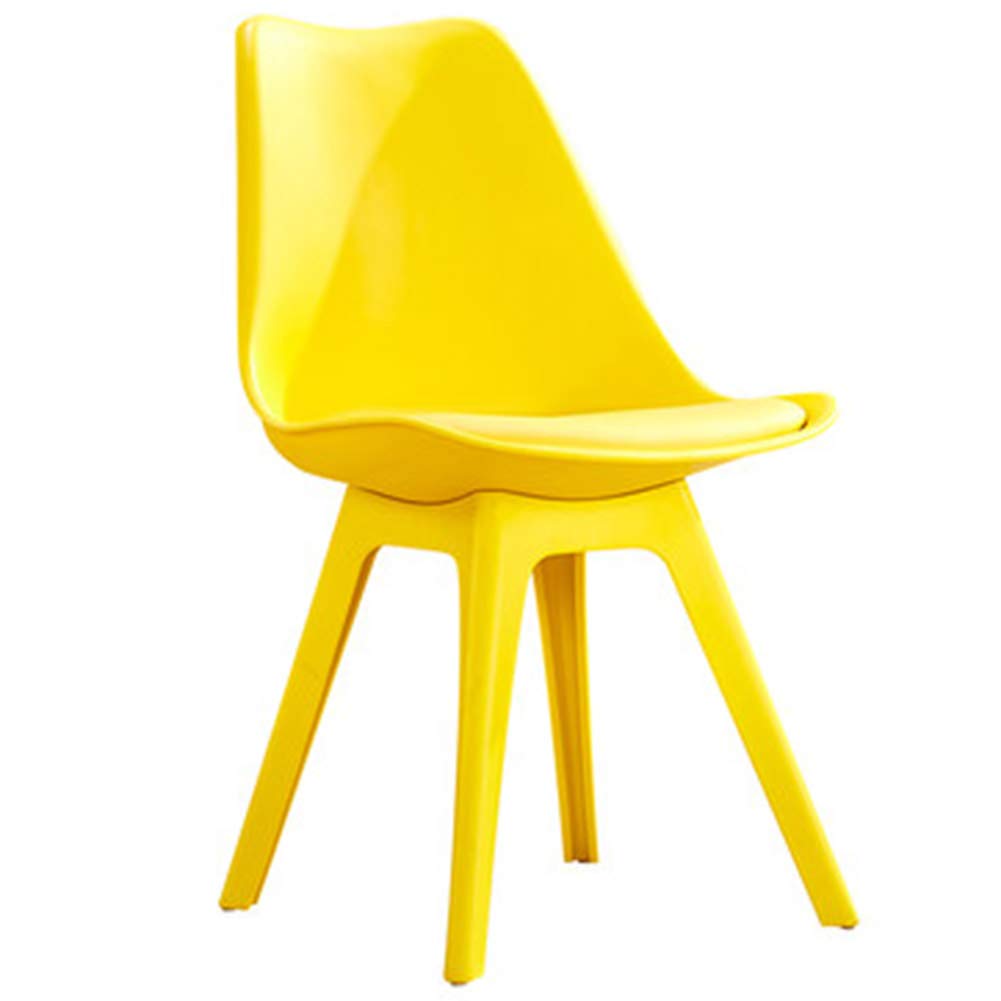 Amazon Com Bseack Store Chair Chair Modern Simplicity Easy Assembly One Piece Design Restaurant Study Room Color Yellow Home Kitchen