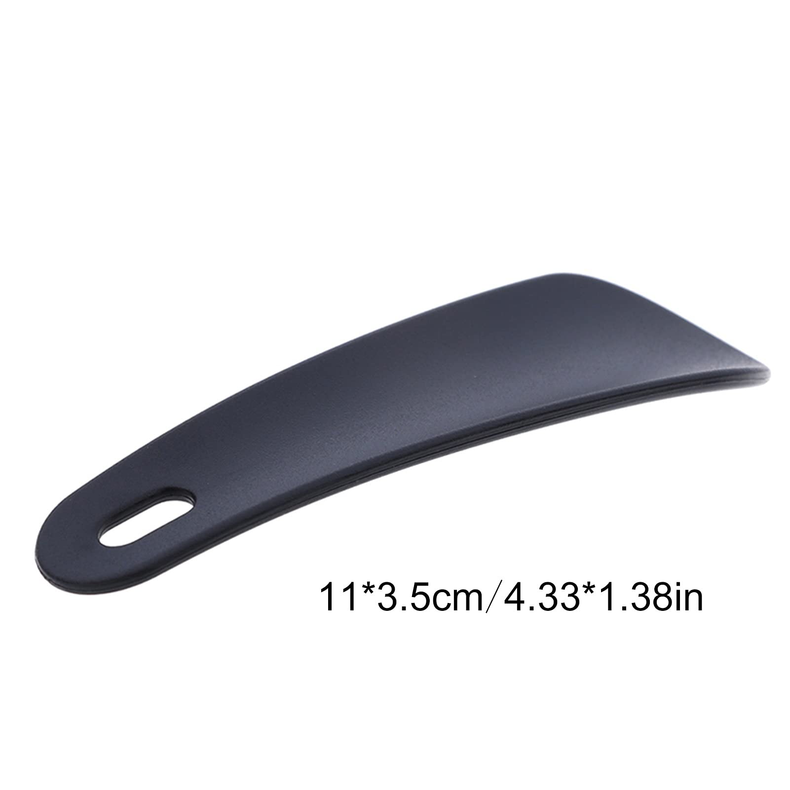 Calzador, Calzador de Mango Largo, Cuerno de Zapato Negro, Calzador de plástico Profesional, Cuchara, Mango de Calzador, Herramienta elevadora de Zapatos, 11cm, Cuerno de Zapato, Mango Largo