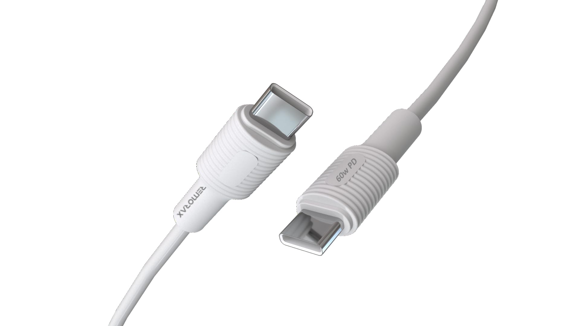 2 Adet x 180cm (6ft) Type C-C Kablo Seti, Kaymaz Tutamaç, 60Watt PD Hızlı Şarj, iPhone 15/16/17 ve Android İçin, Beyaz, REMORAX Coral (2 Ad x 1.8Mt Beyaz)