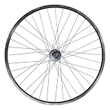 Hiland 29' x 1.75' Alloy Bike Wheel for 1.75 to 2.215 Inch Tire, Front Bike Rim, Disc Brake Compatible, Bolt On Axle, Bicycle Accessories for Adult Bikes