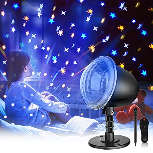 Star Projector,Night Light Projector For Kids,Holiday Projector Lights Outdoor With Remote Control,Waterproof Led Projector Landscape Light For Bedroom Garden Wedding Party Christmas Gift #TOP3