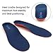 Dr. Foot's Orthotics Insoles for Flat Feet - Arch Support Shoe Inserts for Plantar Fasciitis, Foot & Heel Pain, High Arches and Over-Pronation, Comfort & Relief for Men and Women - L