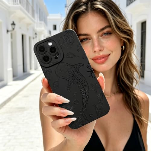 NITITOP for iPhone 14 Pro Case Cute Sea Ocean Animal - Black Whale by NITITOP - Used condition - Image 7