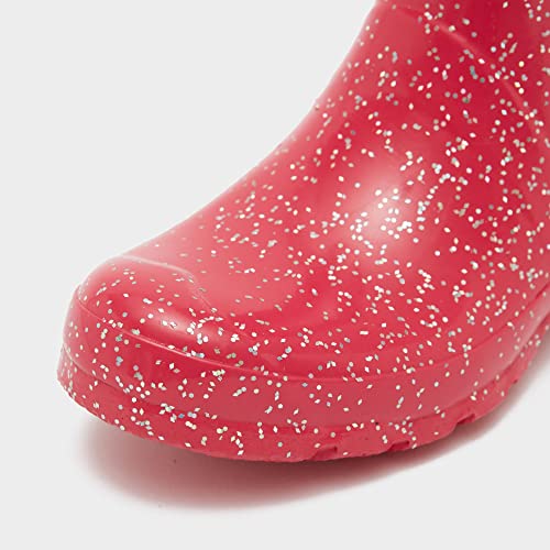 Hunter Kids Original Giant Glitter Wellington Boots For Little, And Big Kids - Textile Lining, Rubber Outsole, And Buckle Detailingthrift 5 Big Kid M #TOP24