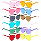 【Ideales Foto-Requisit】Ob Junggesellenabschied, JGA Tanz Themenparty, Geburtstagsfeier oder Strandparty, Herz Sonnenbrille sind die idealen Foto-Requisiten für jeden Anlass und sorgen für lustige Fotos und unvergessliche Erinnerungen.