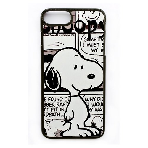 Apple iphone 7 Plus (5.5 inch) Case, Snoopy Phone Case for Apple iphone 7 Plus (5.5 inch) Black Plastic Ultra Slim Cover Case GHST1137658
