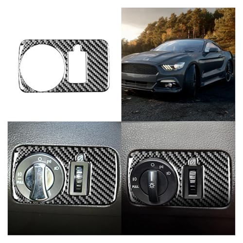Autocollant phare voiture carbone Mustang 2008 cache rayures