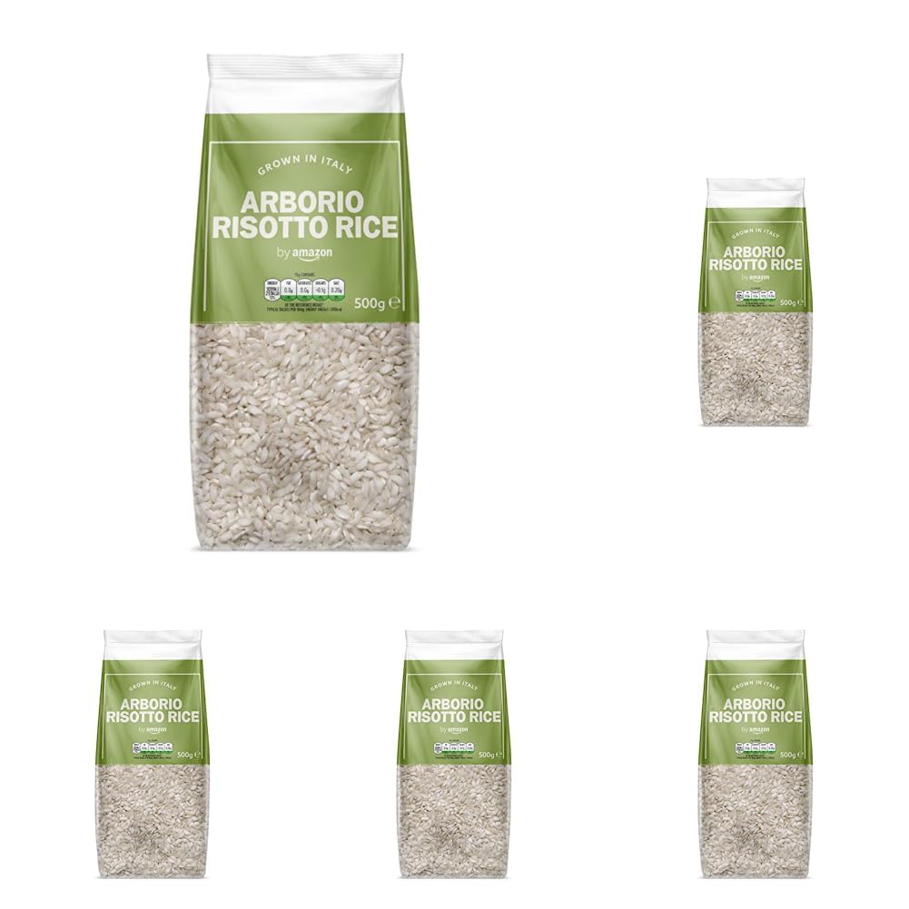 by AmazonArborio Risotto Rice, 500g (Pack of 5)