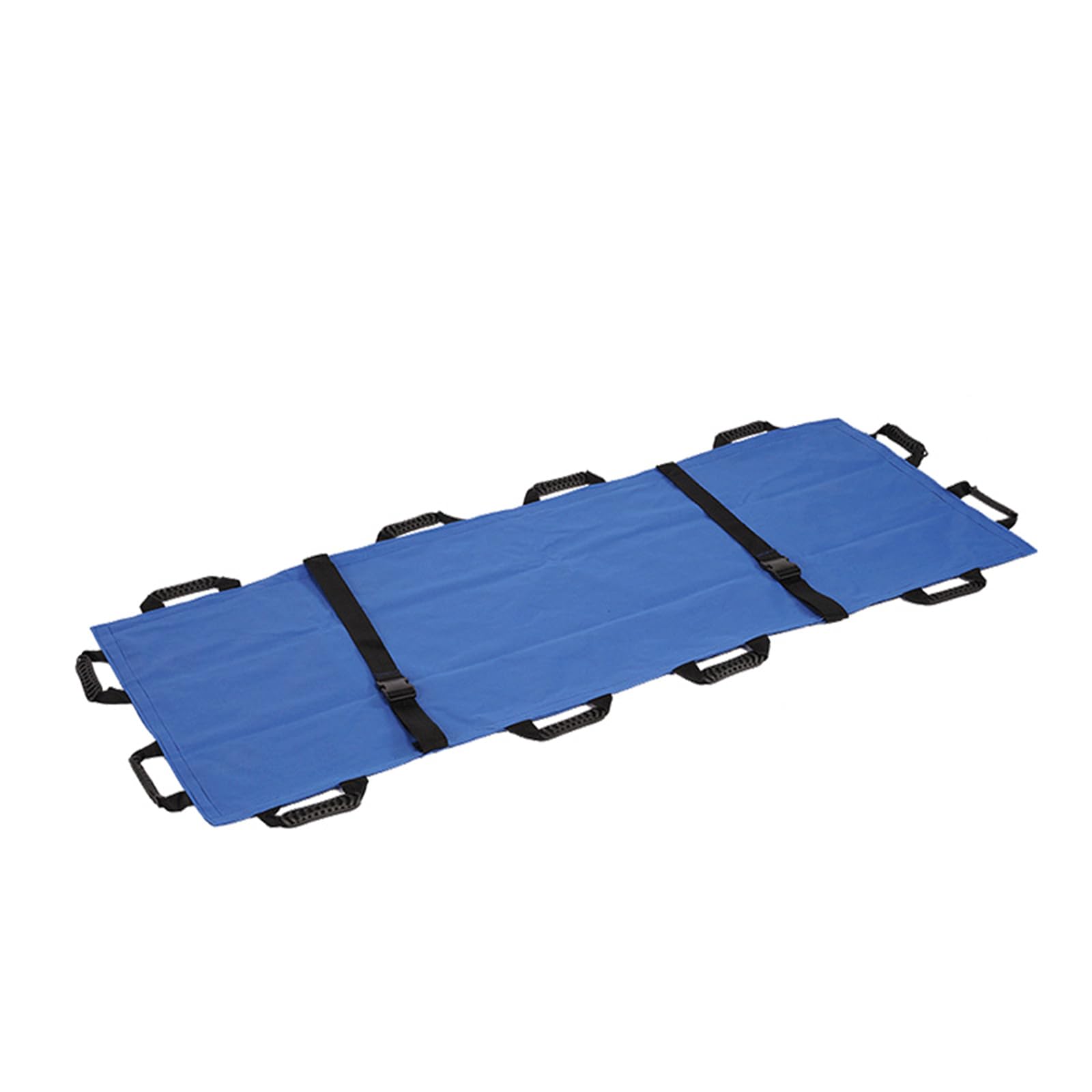 Unità di trasporto portatile per barelle in nylon, coperta di trasferimento pieghevole con cinghia di fissaggio, traslocatore sicuro per il trasporto del paziente MAX cuscinetto 135 kg, 170X