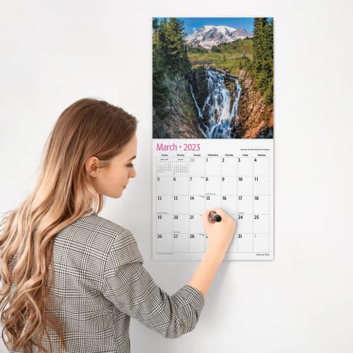 Red Ember Untamed & Beautiful National Parks 2023 Hangable Monthly Wall Calendar | 12" X 24" Open | Thick & Sturdy Paper | Giftable | Wander Through Nature's Beauty #TOP3