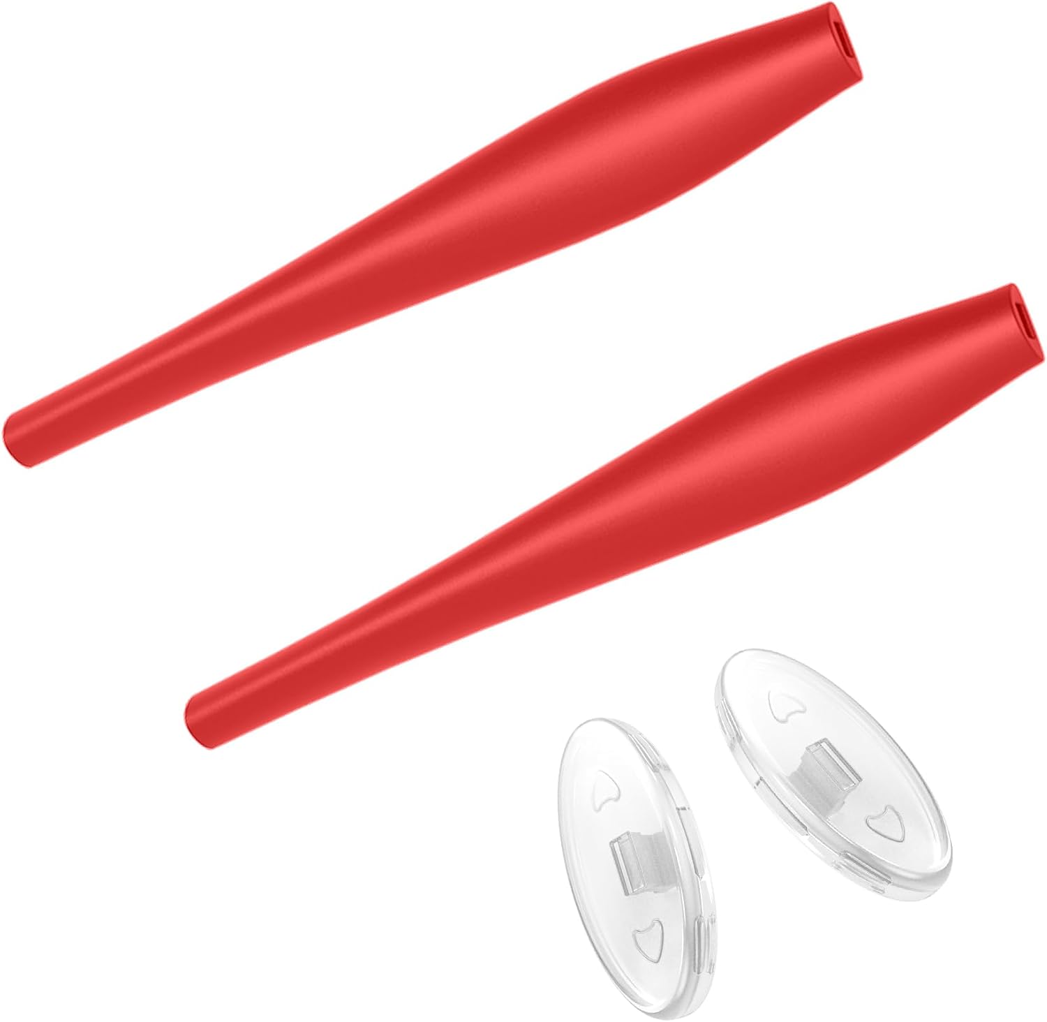 SAUCER Replacement Nose Pieces Pads & Earsocks Temple Sleeve Rubber Kit for Oakley Crosshair 2.0 OO4044 Sunglass
