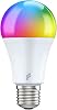 لمبة Fonri Smart Led، خالية من الاهتزازات بقدرة 9 وات، 16.7 مليون لون، تحكم صوتي، 806 لومن، لون أصفر وأبيض طبيعي، أجواء، مدعومة من Tuya، ضمان لمدة عامين [فئة الطاقة F]