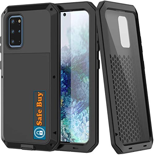 Safe Buy - Carcasa de silicona para Samsung Galaxy S20 Plus, resistente a los golpes, color negro