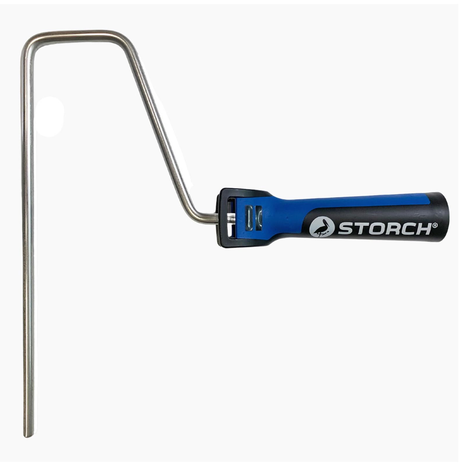 5 x Storch Farbroller Set | Malerwalze 25 cm | Farbwalze Streichset Wandfarbe u. Decke | Malerrollen Steckbügel | Farbrolle für Renovierung Teleskopstange Malerzubehör aufsteckbar