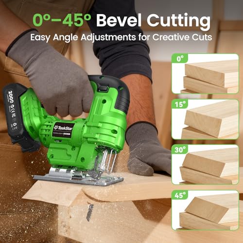 TaskStar Cordless Jig Saw Kit