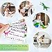 WERNNSAI 240 PCS Dinosaur Punch Cards Incentive Reward Card with Handheld Punch Kit Watercolor Fill in Blank Awards Loyalty Cards for Classroom Students Teachers Business Kids Behavior 2