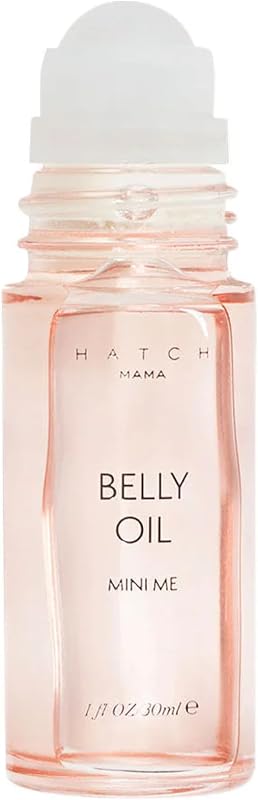 Belly Oil Mini, Pregnancy & Postpartum Skincare for Stretch Marks | Intensely Hydrating, Quick-Drying & Soothing for Full Body Use, Vegan, Clean & Plant-Based