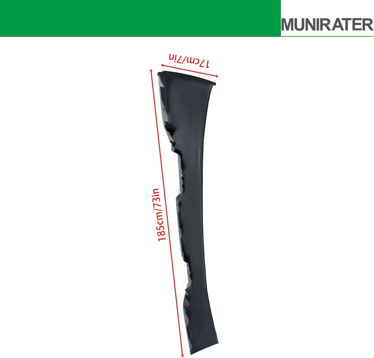 munirater Front Lower Bumper Valance Black Air Dam Deflector Replacement for Colorado Canyon 2015-2020 Replacement for 23450920