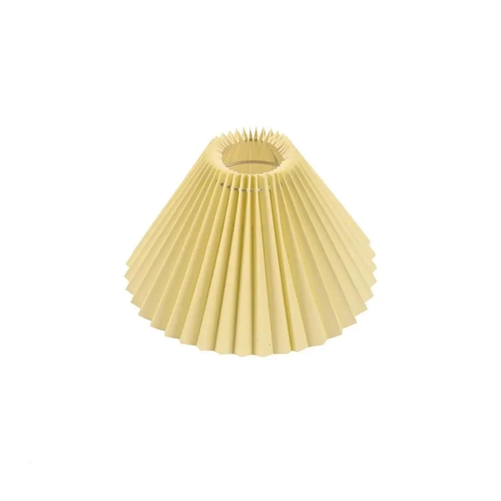 Luxemetals Light Khaki Pleated Lampshade For E27 Bulbs - Minimalist Chandelier Cover For Home Decor(Light Khaki)