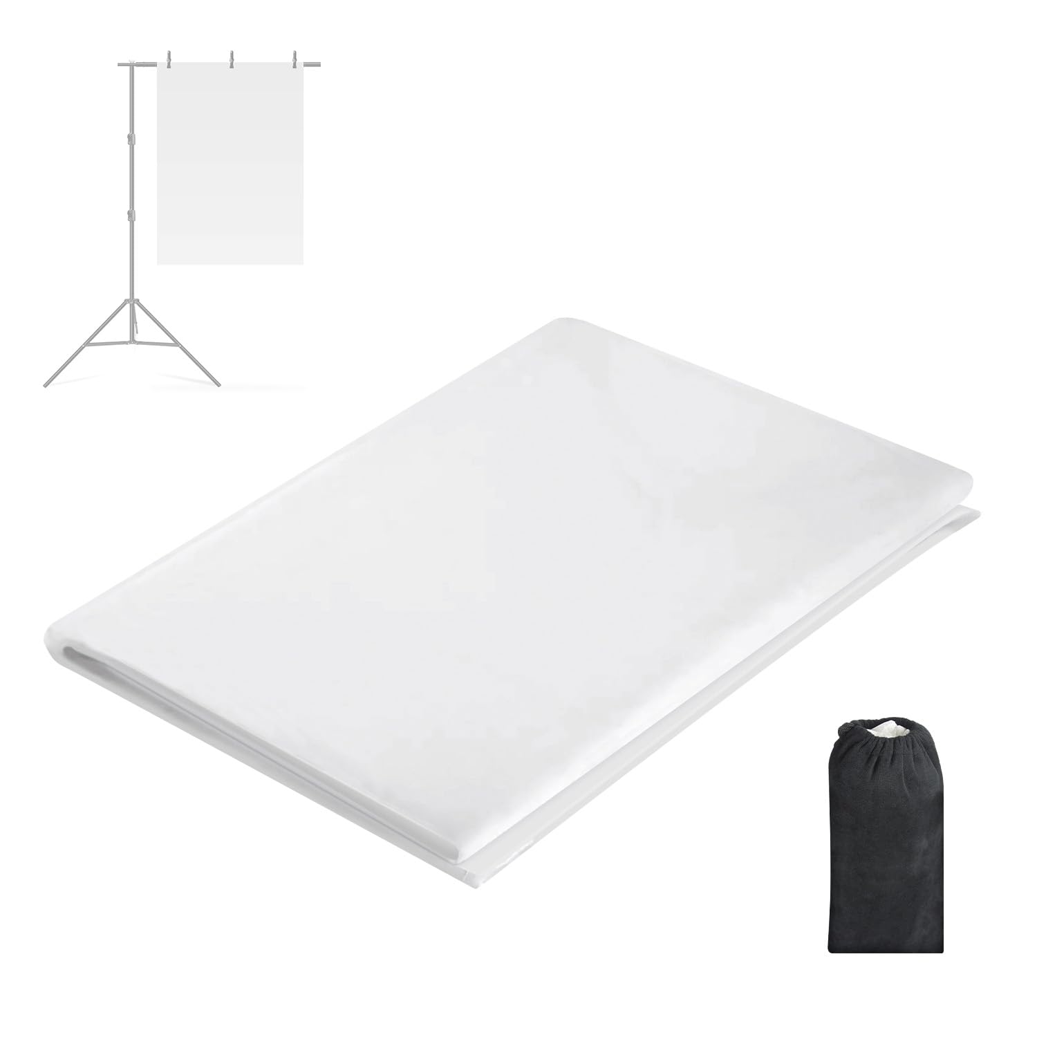 LS LIMO STUDIO LIMOSTUDIO (Medium) 12 x 5 ft / 3.66 x 1.52 m / 144 x 60 in Light Diffuser Soft Seamless White Diffusion Fabric DIY Softbox for Photo AGG3378