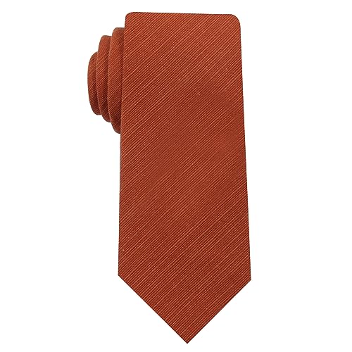Image of Mantieqingway Mens Skinny Ties,2.56 inch Cotton Neckties Striped Plaid Ties for Groom Groomsmen Wedding Party Christmas