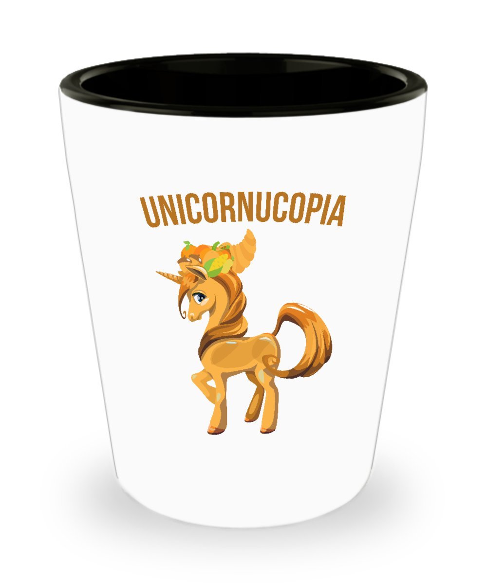 Unicornucopia Unicorn Autumn Mashup Shot Glass