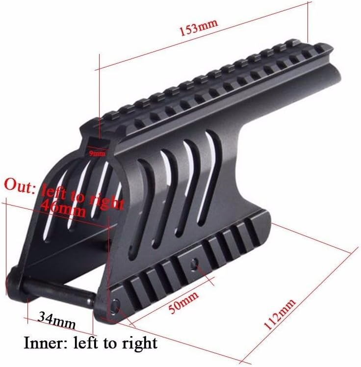 Miniatura 5 de Remington 870 Mount 3-9×40 GOTICAL Scope  Saddle Mount, Rings and a GOTICAL Compact 3-9×40 Scope for Your Remington 870 Shotgun in 12GA or 20 GA,
