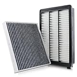 AUTOKAY Engine Air Filter & Cabin Air Filter Combo Set Fits for Kia Sportage 2017-2022, for Hyundai